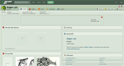 Desktop Screenshot of dragon--plz.deviantart.com