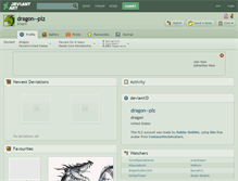 Tablet Screenshot of dragon--plz.deviantart.com