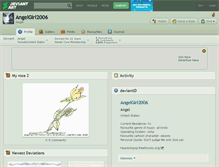 Tablet Screenshot of angelgirl2006.deviantart.com