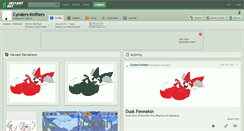 Desktop Screenshot of cynders-knifters.deviantart.com