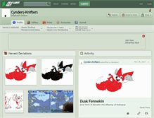Tablet Screenshot of cynders-knifters.deviantart.com