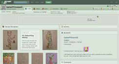 Desktop Screenshot of gamerprincess42.deviantart.com