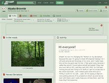 Tablet Screenshot of miyako-brownie.deviantart.com