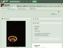 Tablet Screenshot of barncat.deviantart.com