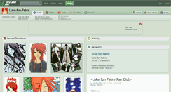 Desktop Screenshot of luke-fon-fabre.deviantart.com