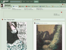 Tablet Screenshot of merlend.deviantart.com