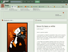 Tablet Screenshot of finem.deviantart.com