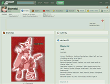 Tablet Screenshot of biometal.deviantart.com