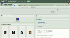 Desktop Screenshot of i-make-icons-4u.deviantart.com