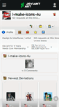 Mobile Screenshot of i-make-icons-4u.deviantart.com