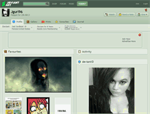 Tablet Screenshot of jgurl96.deviantart.com