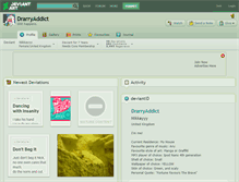 Tablet Screenshot of drarryaddict.deviantart.com