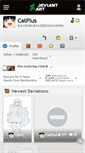 Mobile Screenshot of catplus.deviantart.com