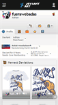 Mobile Screenshot of fuerawebadas.deviantart.com