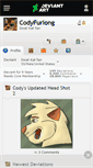 Mobile Screenshot of codyfurlong.deviantart.com
