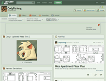 Tablet Screenshot of codyfurlong.deviantart.com