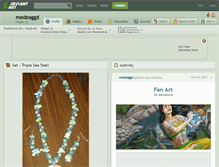 Tablet Screenshot of medeaggd.deviantart.com