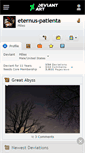 Mobile Screenshot of eternus-patienta.deviantart.com