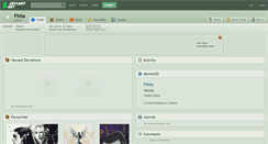 Desktop Screenshot of finta.deviantart.com