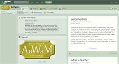 Desktop Screenshot of aowam.deviantart.com