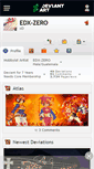 Mobile Screenshot of edx-zero.deviantart.com