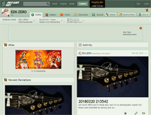 Tablet Screenshot of edx-zero.deviantart.com