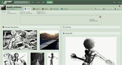 Desktop Screenshot of deadly-embrace.deviantart.com