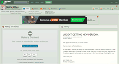 Desktop Screenshot of nooneskitten.deviantart.com