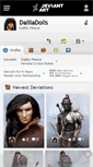 Mobile Screenshot of daliladolls.deviantart.com