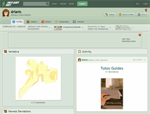 Tablet Screenshot of drianis.deviantart.com