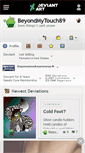 Mobile Screenshot of beyondmytouch89.deviantart.com