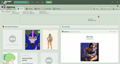Desktop Screenshot of digibeing.deviantart.com