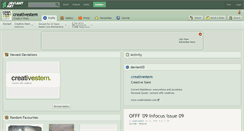 Desktop Screenshot of creativestem.deviantart.com