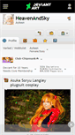 Mobile Screenshot of heavenandsky.deviantart.com