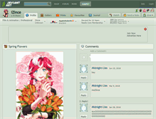 Tablet Screenshot of izince.deviantart.com