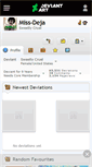 Mobile Screenshot of miss-deja.deviantart.com