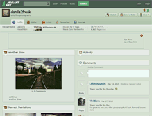 Tablet Screenshot of danila2freak.deviantart.com