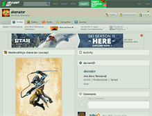 Tablet Screenshot of akenator.deviantart.com