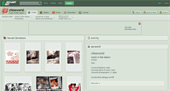 Desktop Screenshot of chloeworld.deviantart.com