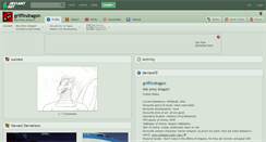 Desktop Screenshot of griffindragon.deviantart.com