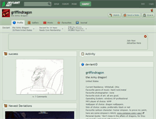 Tablet Screenshot of griffindragon.deviantart.com