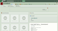 Desktop Screenshot of dxxfinalbossxx.deviantart.com