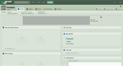 Desktop Screenshot of humpplz.deviantart.com