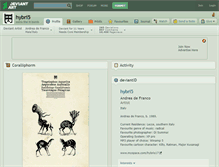 Tablet Screenshot of hybri5.deviantart.com