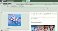Desktop Screenshot of moonlightthewolf.deviantart.com
