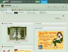 Tablet Screenshot of aniemae.deviantart.com