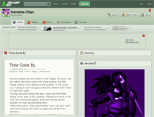 Tablet Screenshot of kenome-chan.deviantart.com