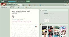 Desktop Screenshot of dedicated-to-lavi.deviantart.com