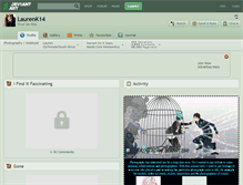 Tablet Screenshot of laurenk14.deviantart.com