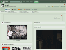 Tablet Screenshot of binleh.deviantart.com